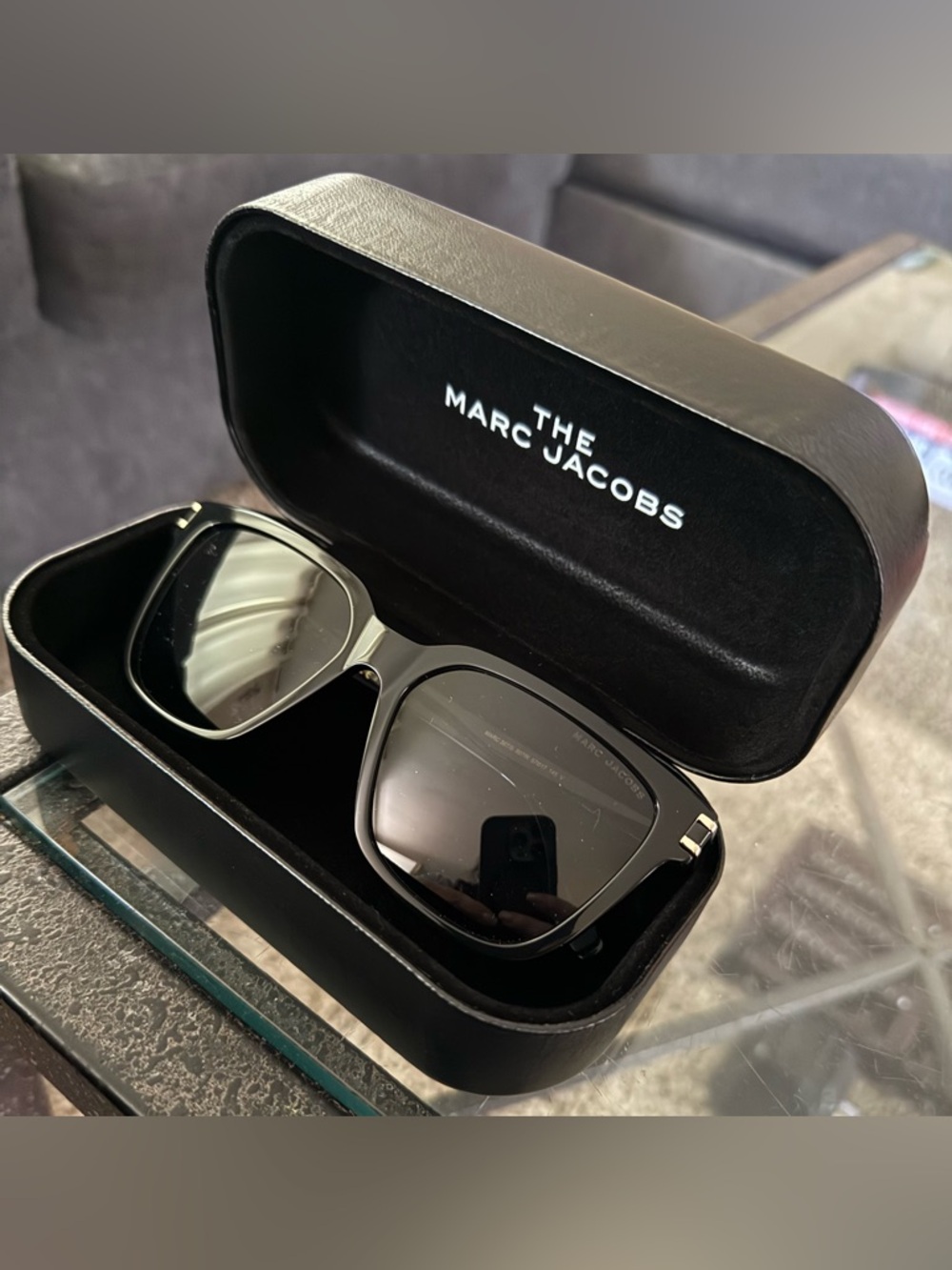 Marc Jacobs Black Sunglasses with Black Case